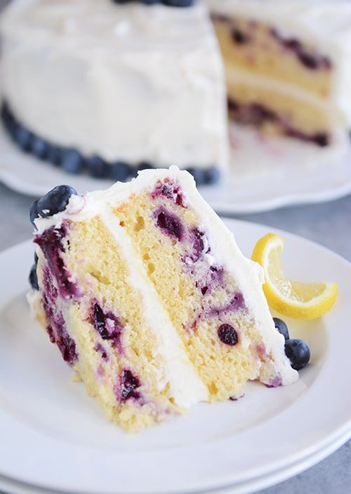 Blueberry Birthday Cake Recipe
 Lemon Blueberry Cake with Whipped Lemon Cream Frosting