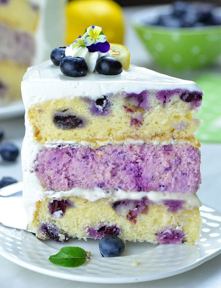 Blueberry Birthday Cake Recipe
 Lemon Blueberry Cheesecake Cake