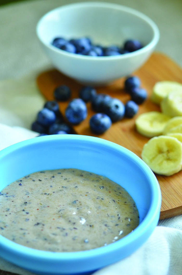 Blueberry Buckle Baby Food Recipe
 Banana Blueberry Buckle from 201 Organic Baby Purees