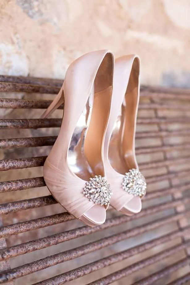 Blush Wedding Shoes
 Romantic Blush Pink Wedding Ideas Confetti