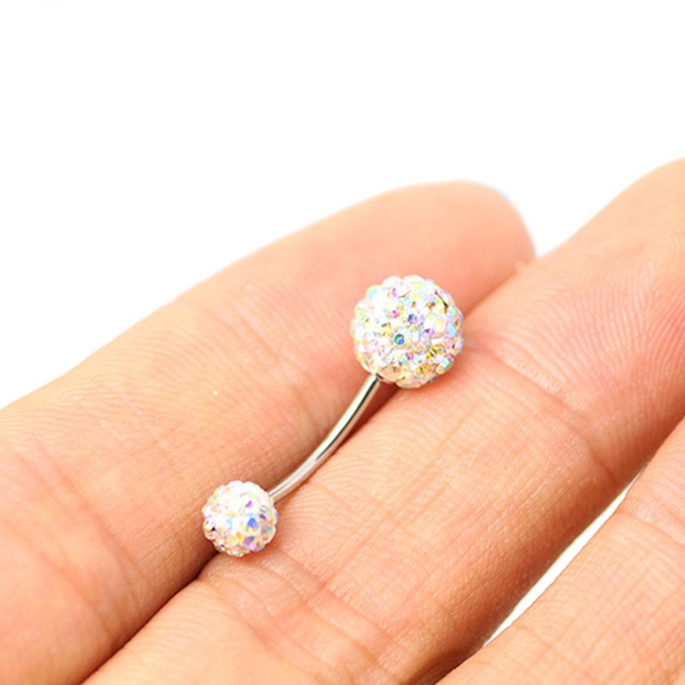 Body Jewelry Diamond
 Human Body Piercing Jewelry Full Diamond Cz Belly Button