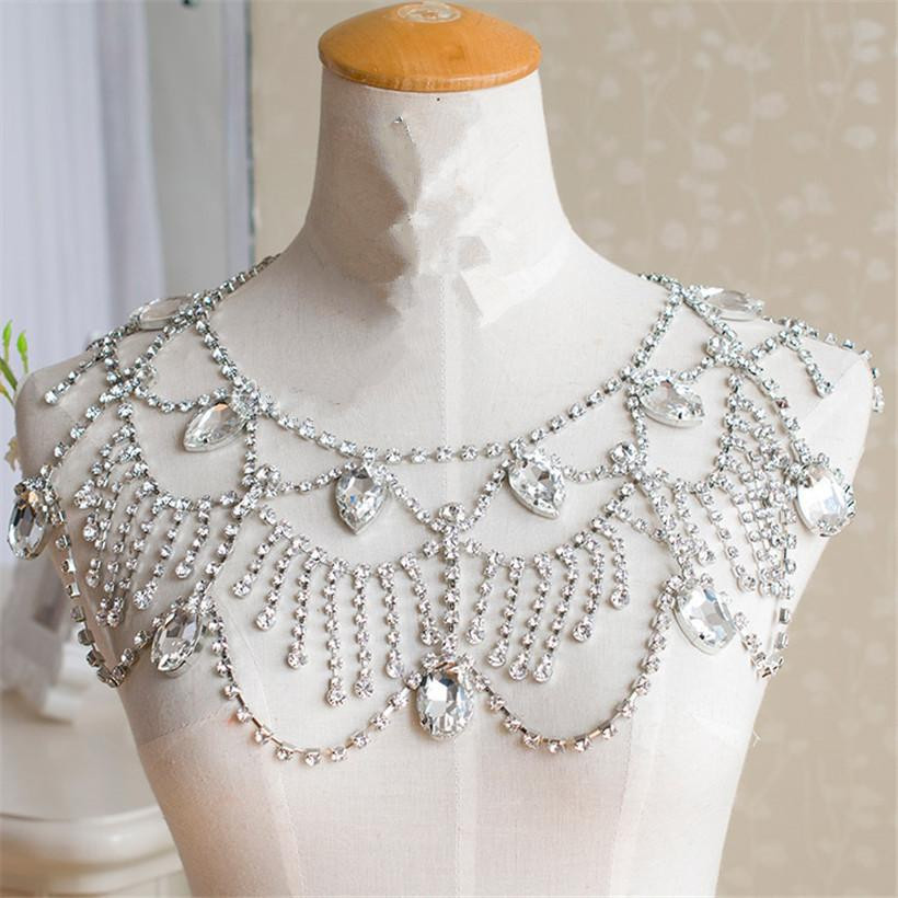 Body Jewelry Prom
 2019 Vintage Shoulder Chain Necklace Jewelry Body Chain