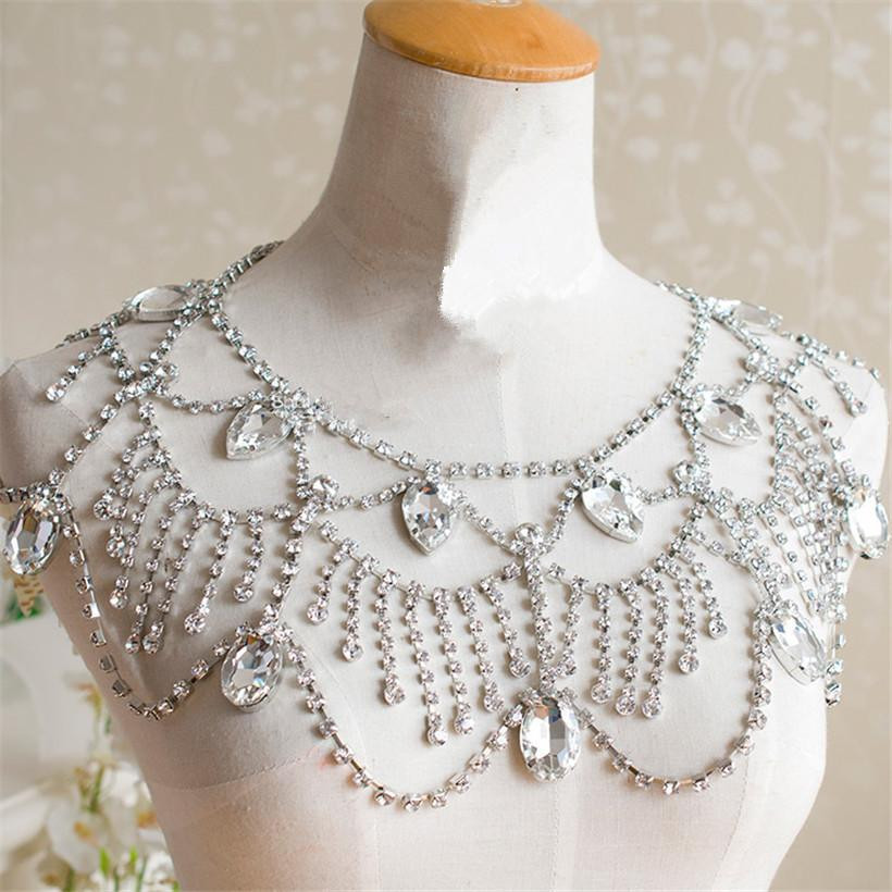 Body Jewelry Prom
 2019 Vintage Shoulder Chain Necklace Jewelry Body Chain