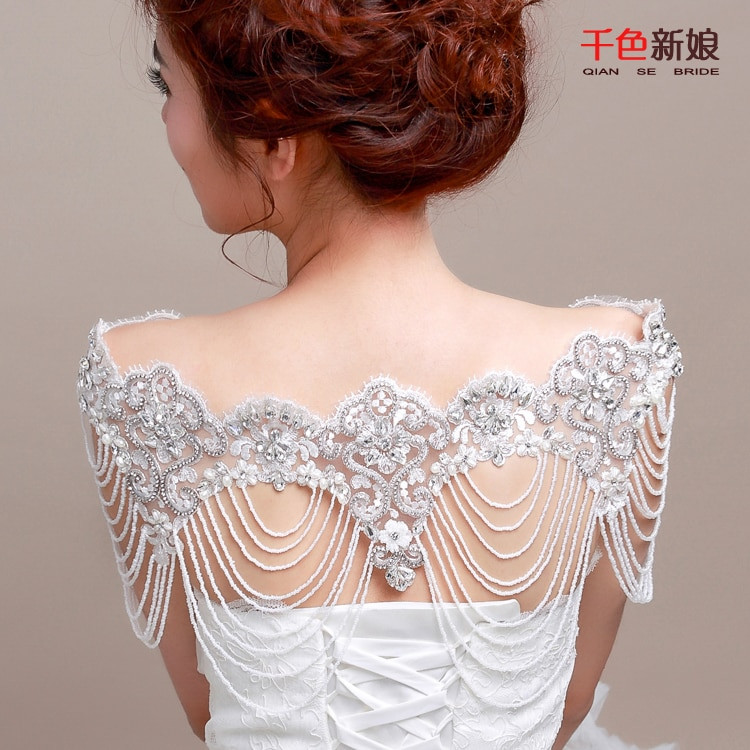 Body Jewelry Wedding
 Aliexpress Buy High End Women body Chain shoulder