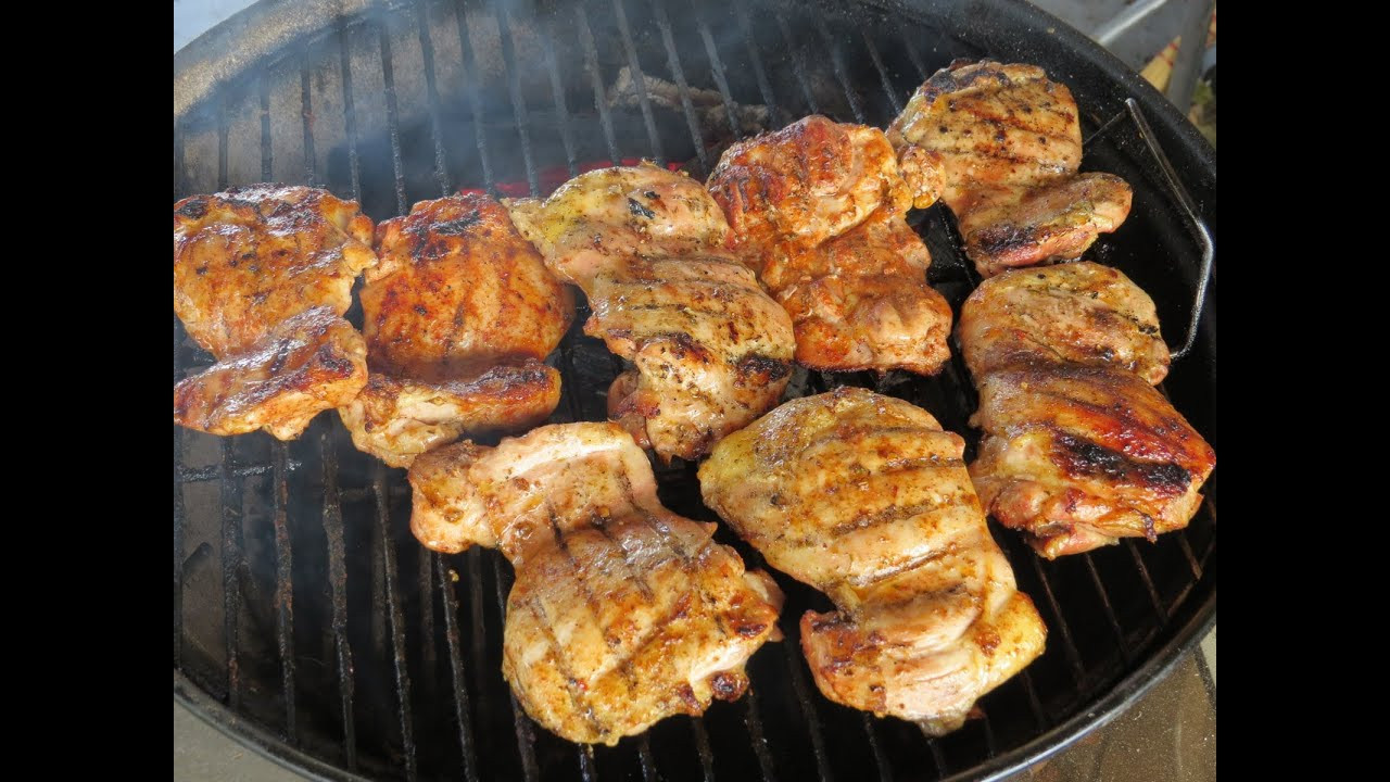 Boneless Chicken Thighs On Grill
 BBQ Rubs on Grilled Boneless Skinless Chicken Thighs