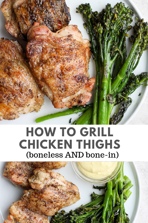 Boneless Chicken Thighs On Grill
 How to Grill Chicken Thighs boneless bone in The