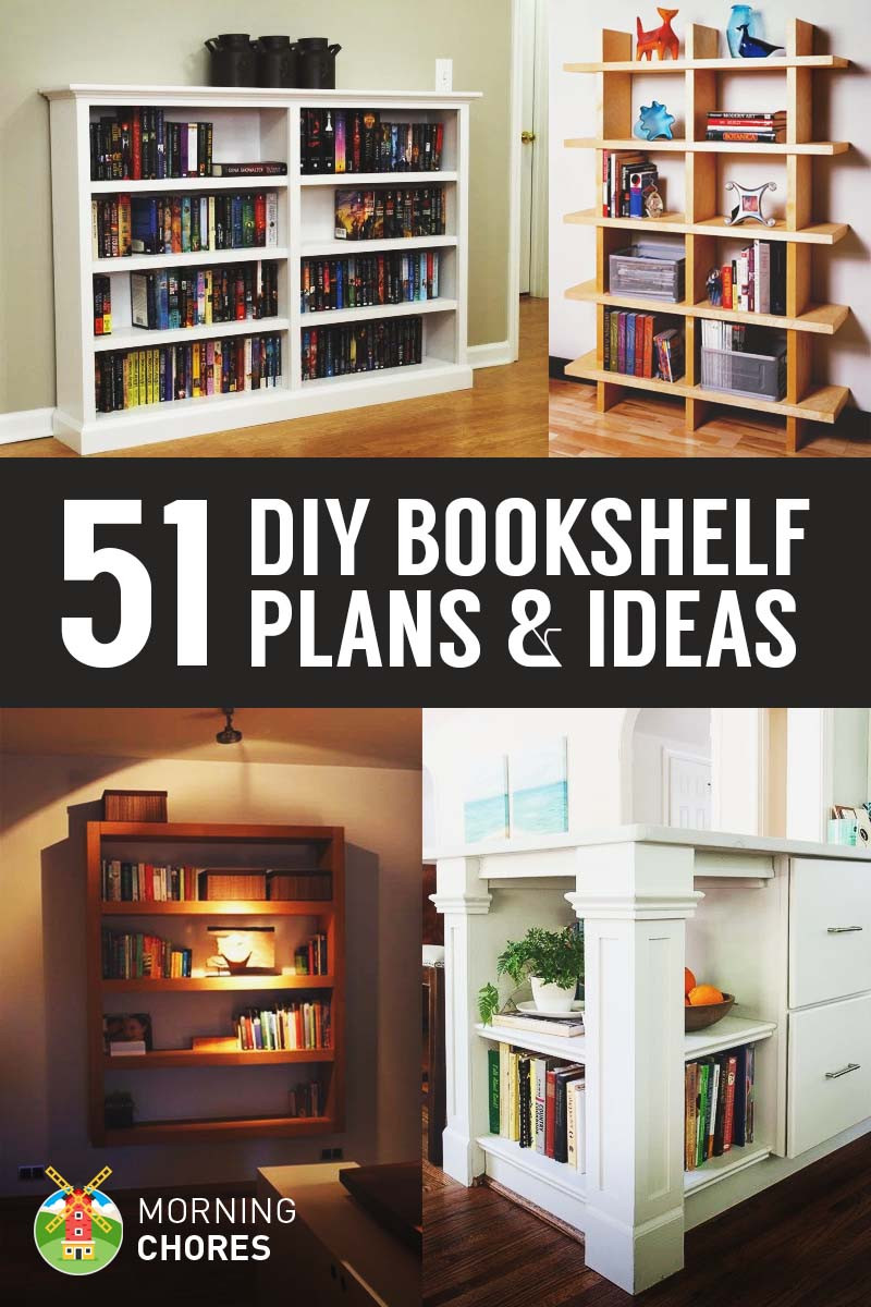 Bookshelves DIY Plans
 51 DIY Bookshelf Plans & Ideas to Organize Your Precious Books