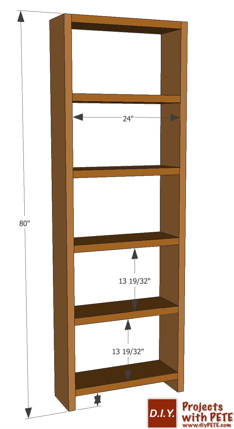 Bookshelves DIY Plans
 DIY Simple Bookshelf Plans