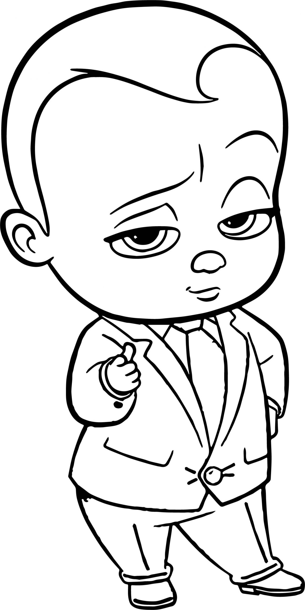 Boss Baby Coloring Page
 The Boss Baby Coloring Pages