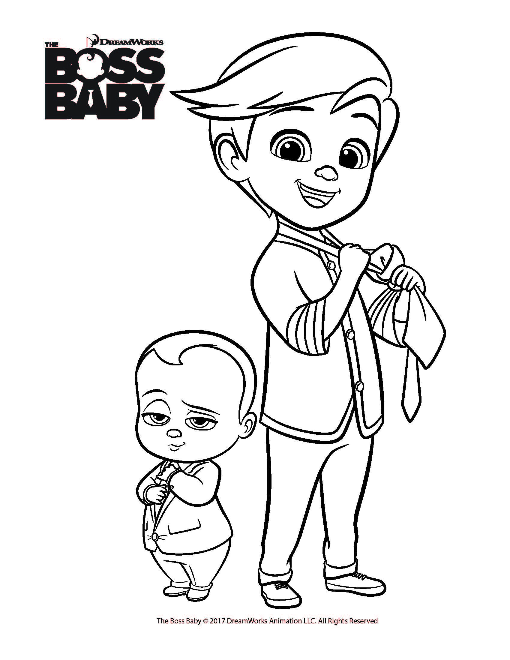 Boss Baby Coloring Sheets
 Boss Baby printables Free coloring printables for The