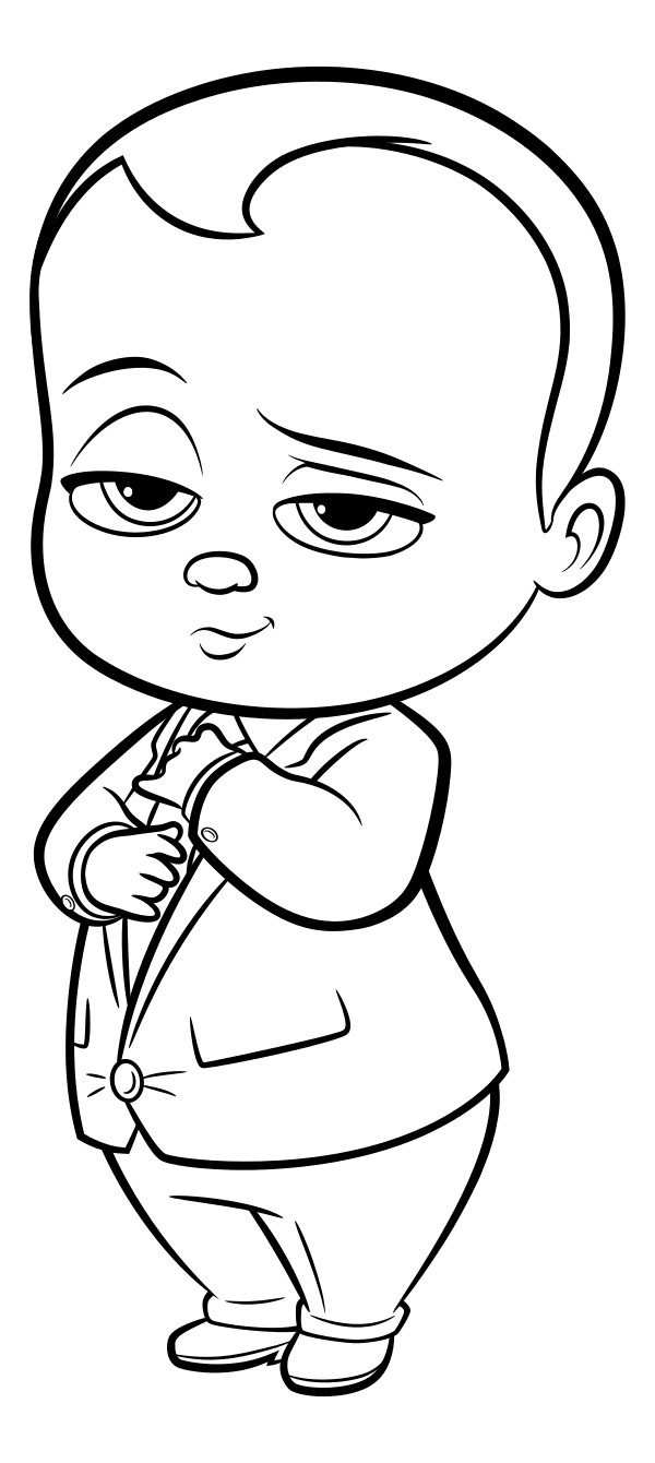 Boss Baby Coloring Sheets
 The Boss Baby coloring pages to and print for free