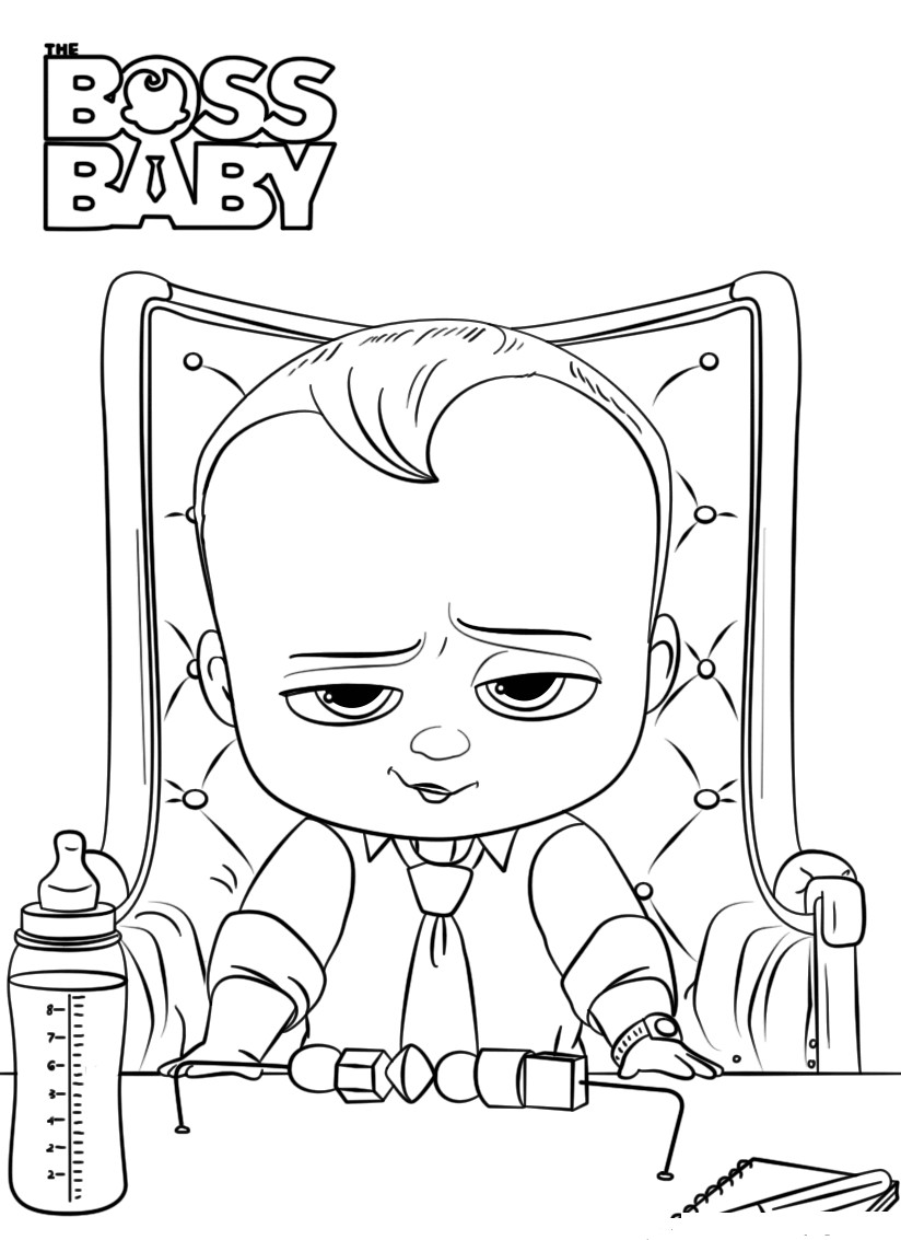 Boss Baby Coloring Sheets
 15 Free Printable The Boss Baby Coloring Pages