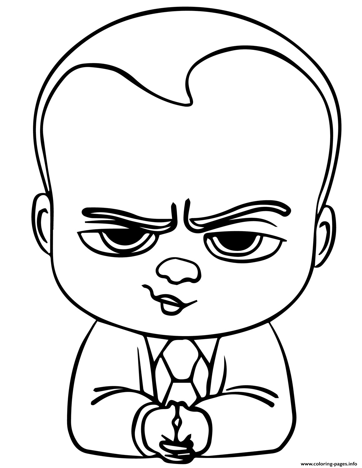 Boss Baby Coloring Sheets
 The Boss Baby Coloring Pages Printable