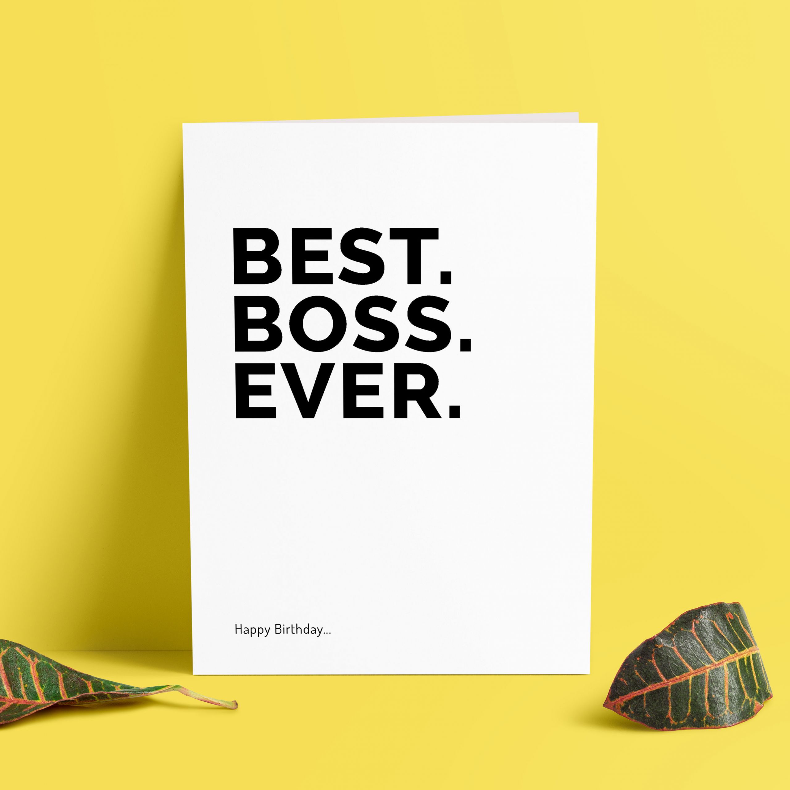 Boss Birthday Card
 Funny Boss Birthday Cards Best Boss Ever Boss Birthday