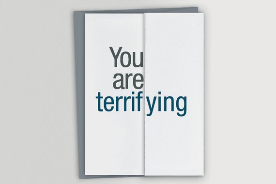 Boss Birthday Card
 Funny Card for Boss Terrifying Funny Boss Card Funny