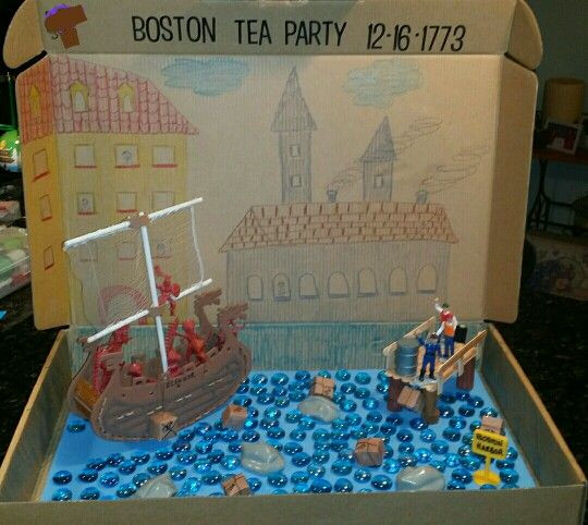 Boston Tea Party Projects Ideas
 Boston Tea Party Diorama