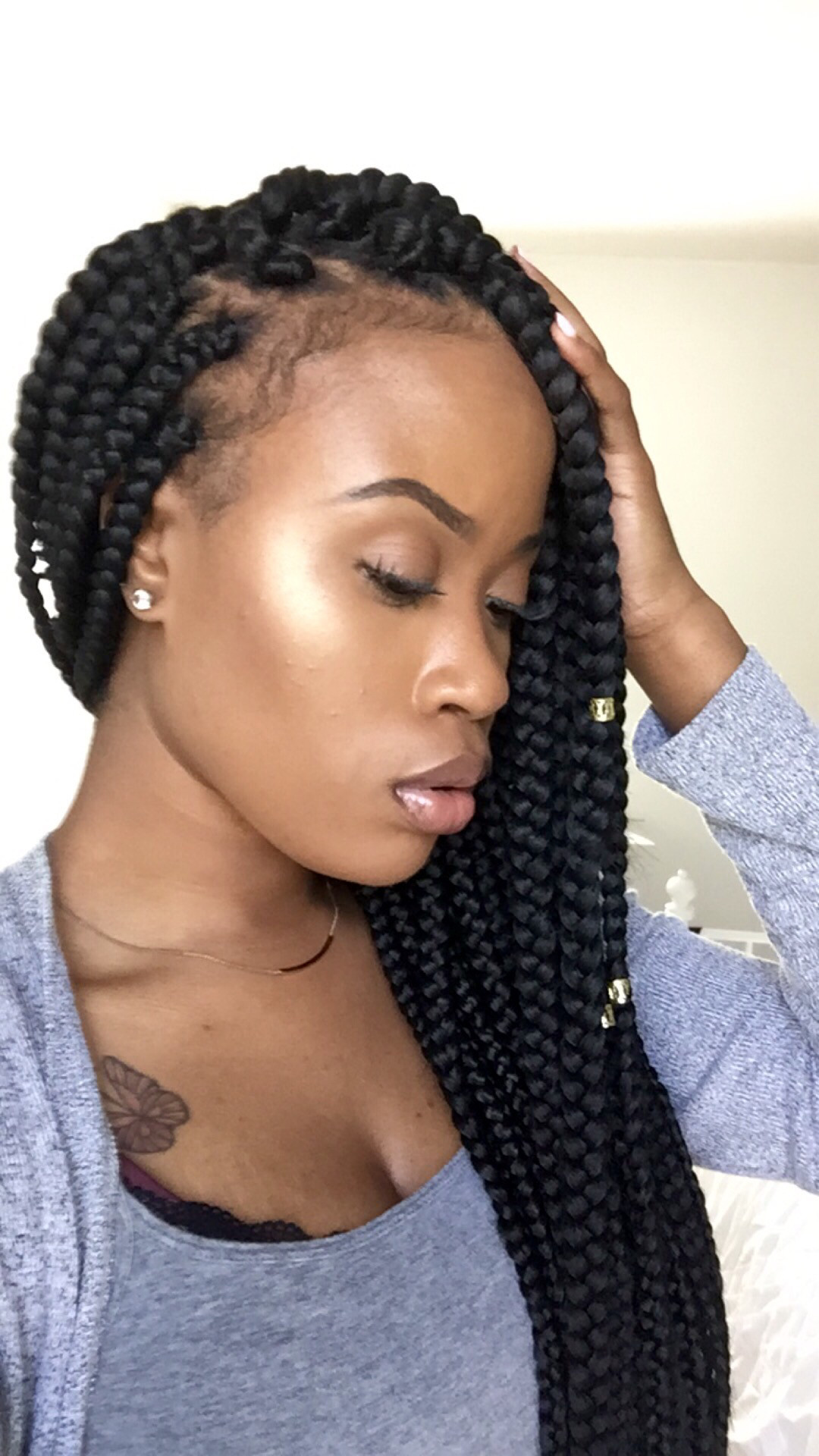 Box Braids Hairstyles
 Jumbo box braids – Amazing Long Term Protective Style