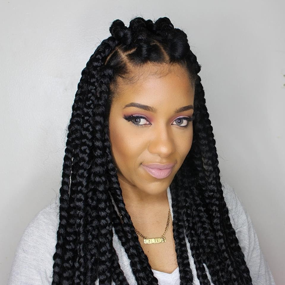 Box Braids Hairstyles
 Jumbo box braids – Amazing Long Term Protective Style