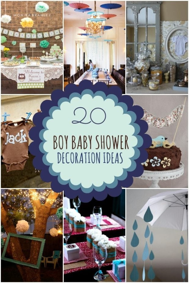 Boy Baby Shower Decor Ideas
 20 Boy Baby Shower Decoration Ideas