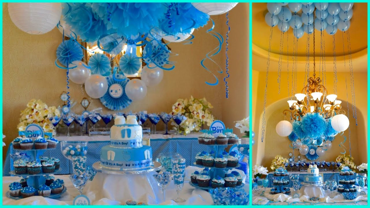 Boy Baby Shower Decor
 BABY SHOWER IDEAS FOR BOY BLUE THEME