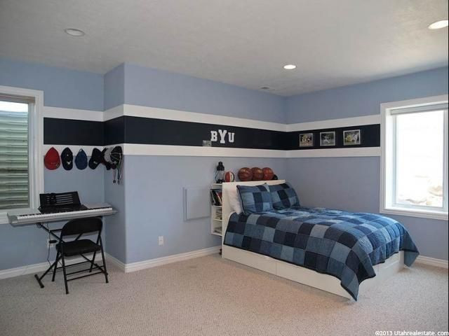 Boy Bedroom Painting Ideas
 Boys Room idea striped paint This would be perfect with