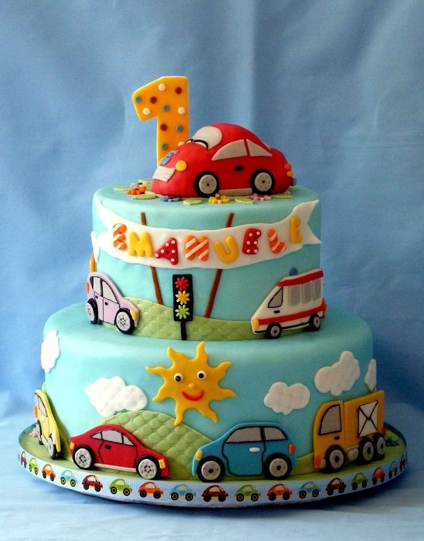 Boy Birthday Cakes
 15 Baby Boy First Birthday Cake Ideas