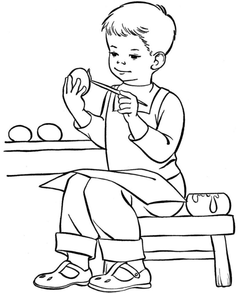 Boy Coloring Pages For Kids
 Free Printable Boy Coloring Pages For Kids