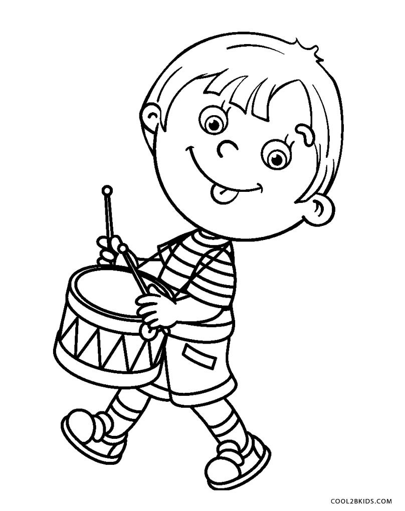 Boy Coloring Pages For Kids
 Free Printable Boy Coloring Pages For Kids