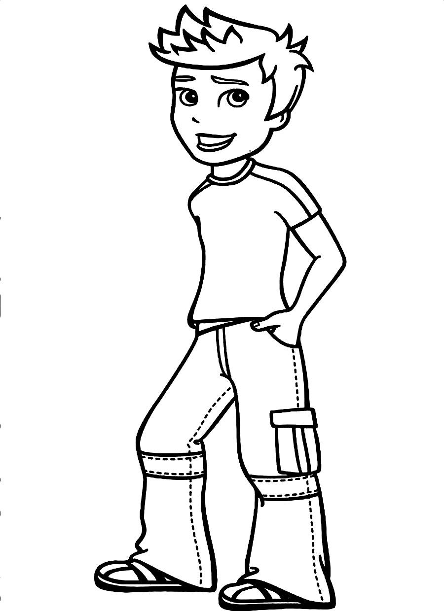 Boy Coloring Pages For Kids
 Coloring Pages For Kids Boys