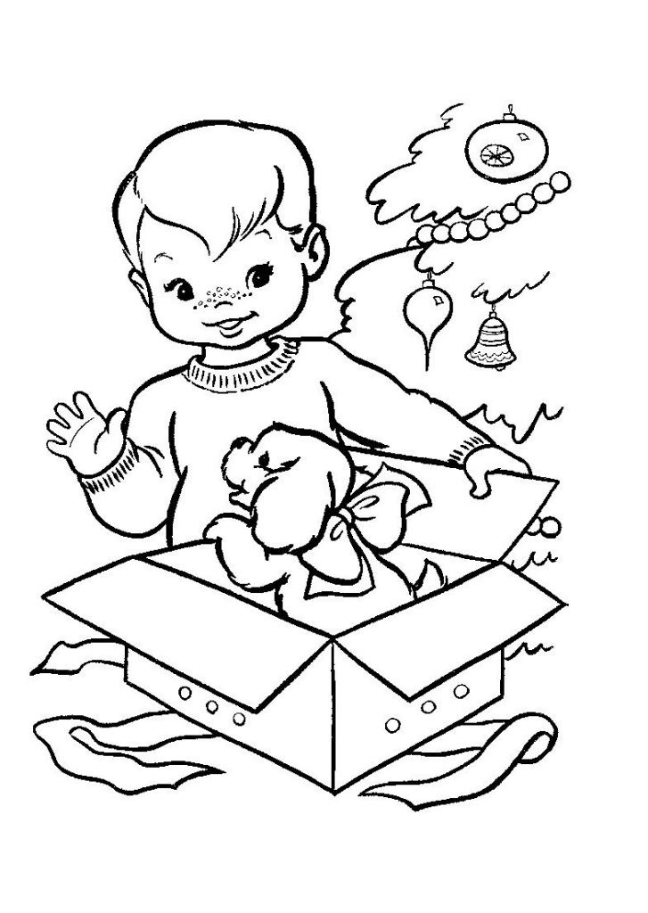 Boy Coloring Pages For Kids
 Baby Boy Coloring Pages