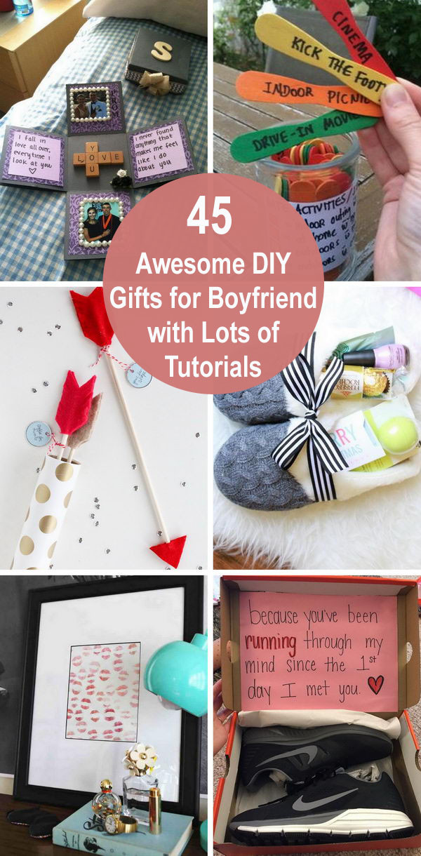 Boyfriend Gift Ideas Diy
 45 Awesome DIY Gifts For Boyfriend With Lots Tutorials 2019