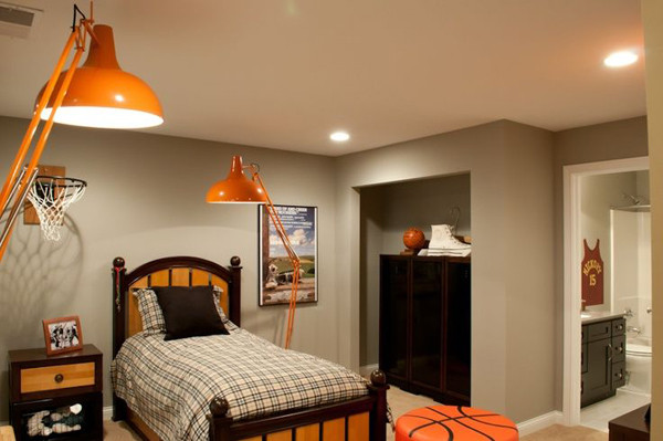 Boys Basketball Bedroom
 20 Sporty Bedroom Ideas With Basketball Theme