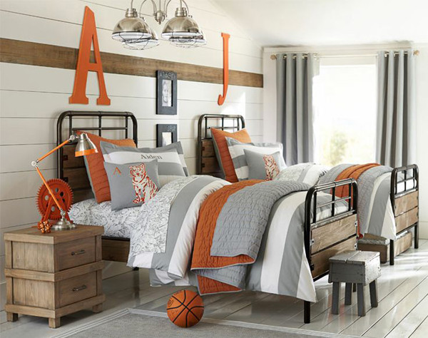 Boys Basketball Bedroom
 20 Sporty Bedroom Ideas With Basketball Theme