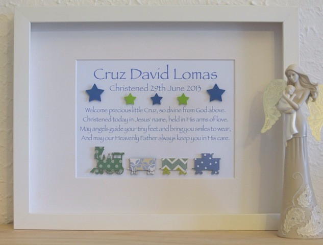 Boys Christening Gift Ideas
 Classic Baby Boys Unique Christening Baptism Poem Gifts