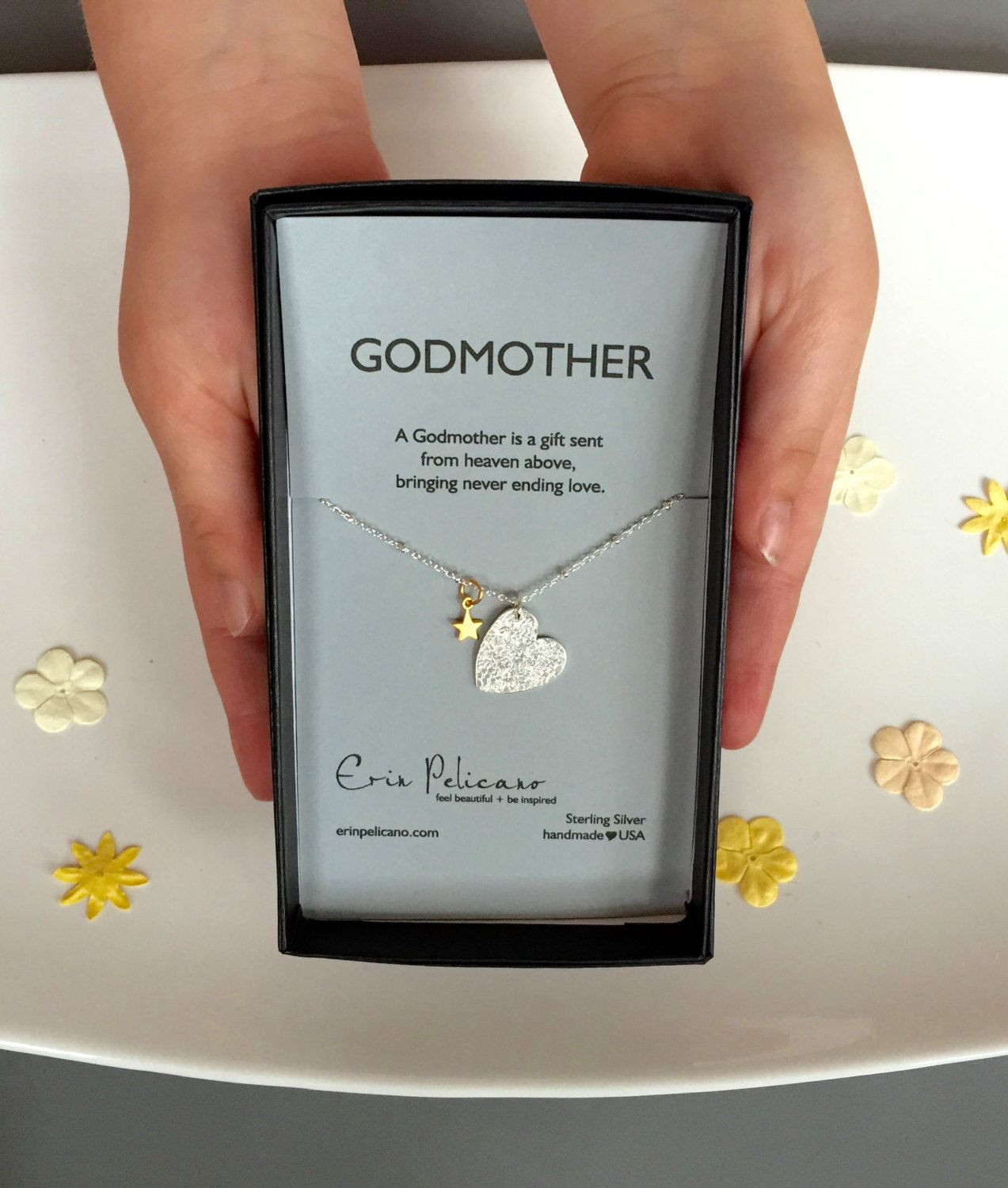 Boys Christening Gift Ideas
 Godmother Necklace Will You Be My Godmother