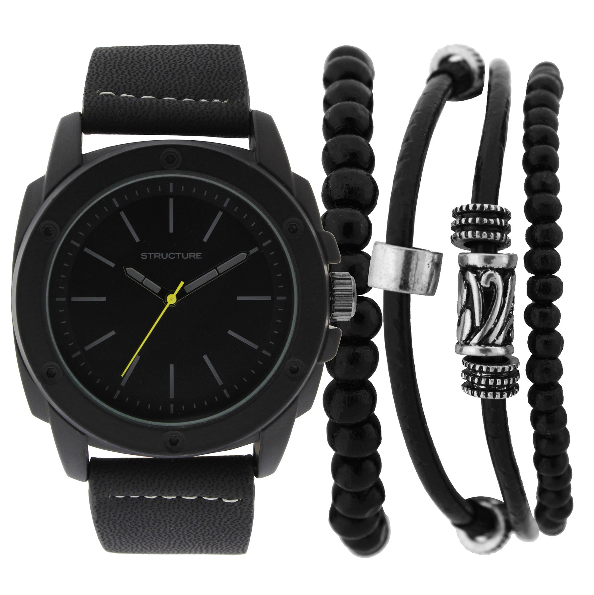 Bracelet And Watch Set
 Structure Men s Watch & Bracelet Set