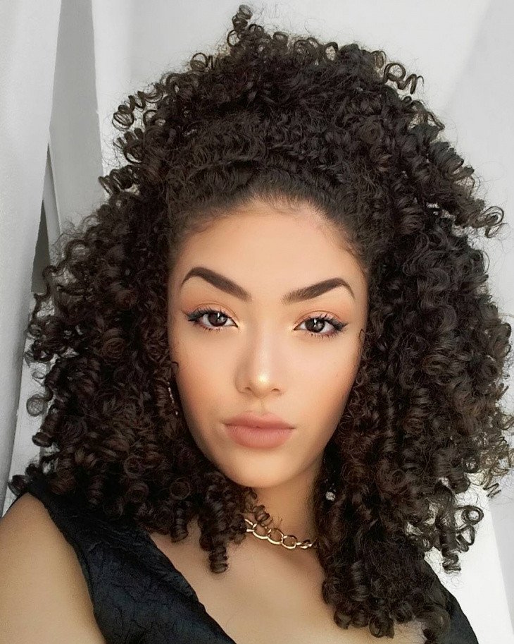 Braided Curls Hairstyle
 21 Curly Weave Haircut Ideas Designs