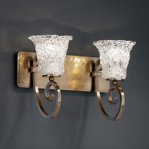 Brass Bathroom Light Fixtures
 Veneto Luce Victoria Two Light Antique Brass Bath Fixture