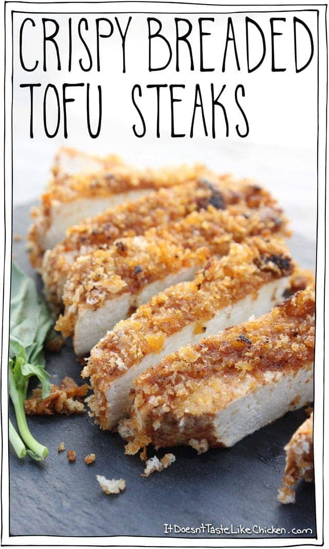 Breaded Tofu Recipes
 Crispy Breaded Tofu Steaks • It Doesn t Taste Like Chicken