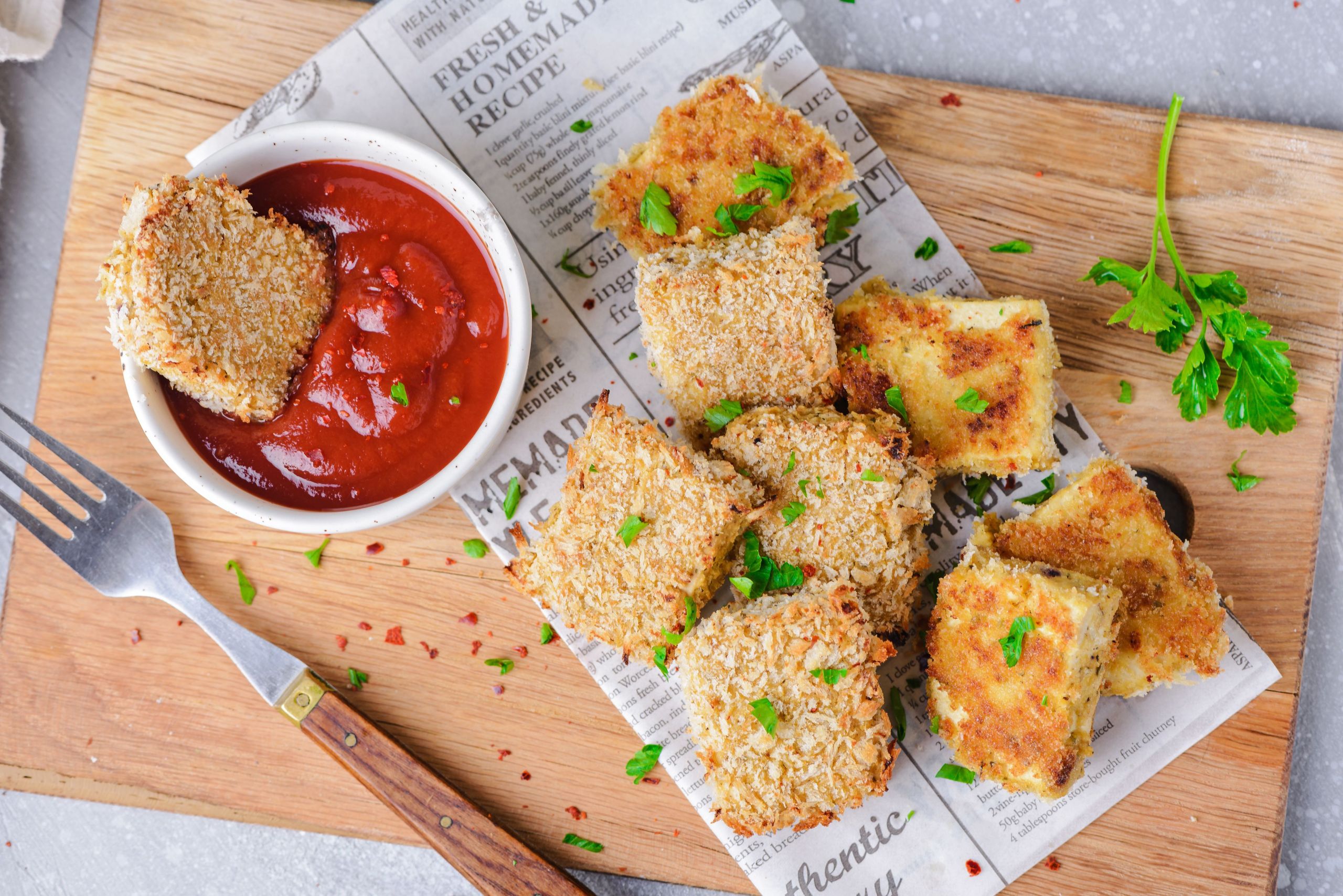 Breaded Tofu Recipes
 Easy Breaded Tofu Not Chicken Nug s Recipe