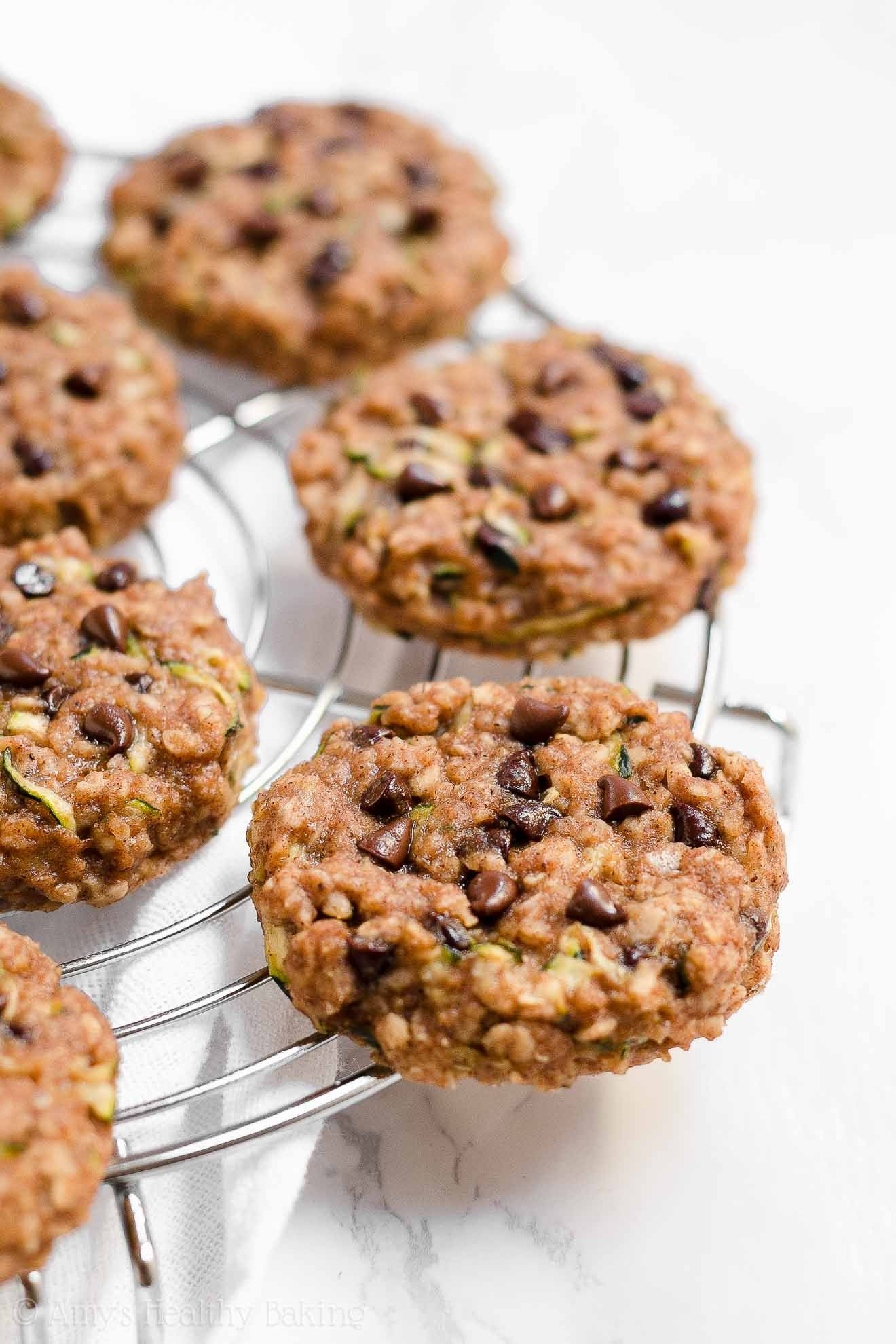 Breakfast Cookies For Kids
 Healthy Chocolate Chip Zucchini Oatmeal Breakfast Cookies