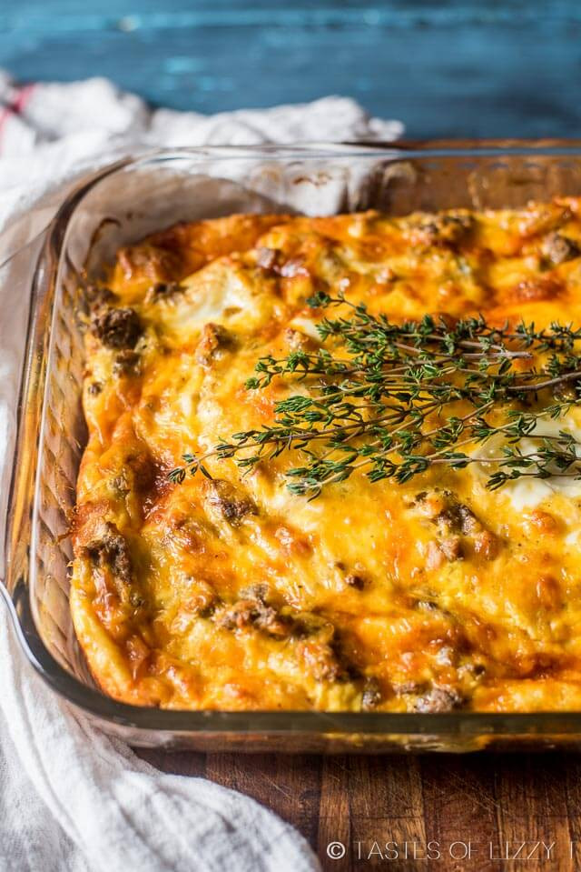 Breakfast Egg Casserole With Bread
 Egg Breakfast Casserole with Sourdough Bread Sausage & Cheese