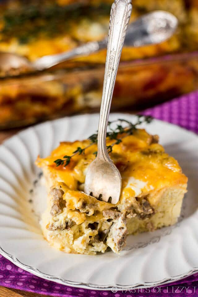 Breakfast Egg Casserole With Bread
 Egg Breakfast Casserole with Sourdough Bread Sausage & Cheese