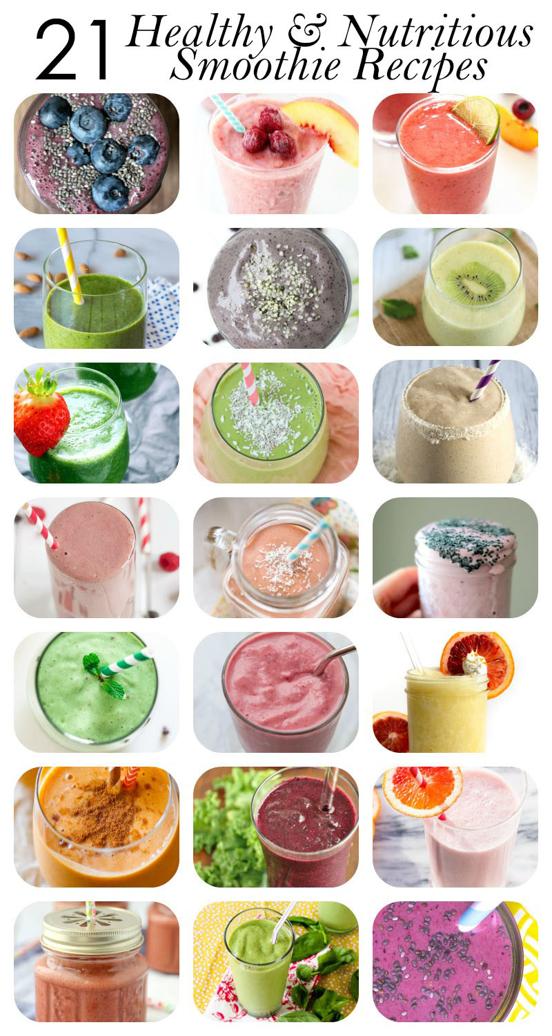 Breakfast Fruit Smoothie Recipe
 21 Healthy Smoothie Recipes for breakfast energy and