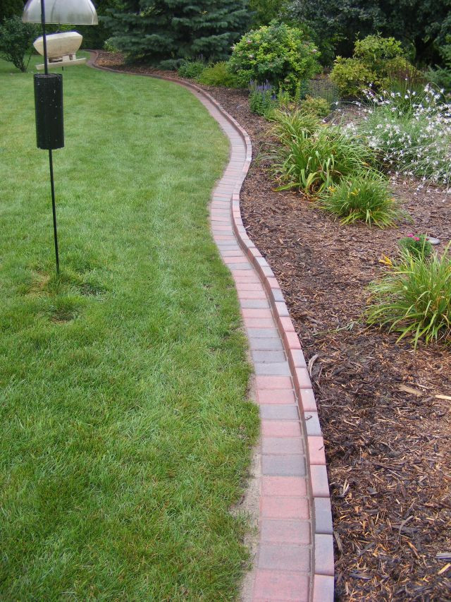 Brick Landscape Edging
 Brick Driveway Image Brick Edging