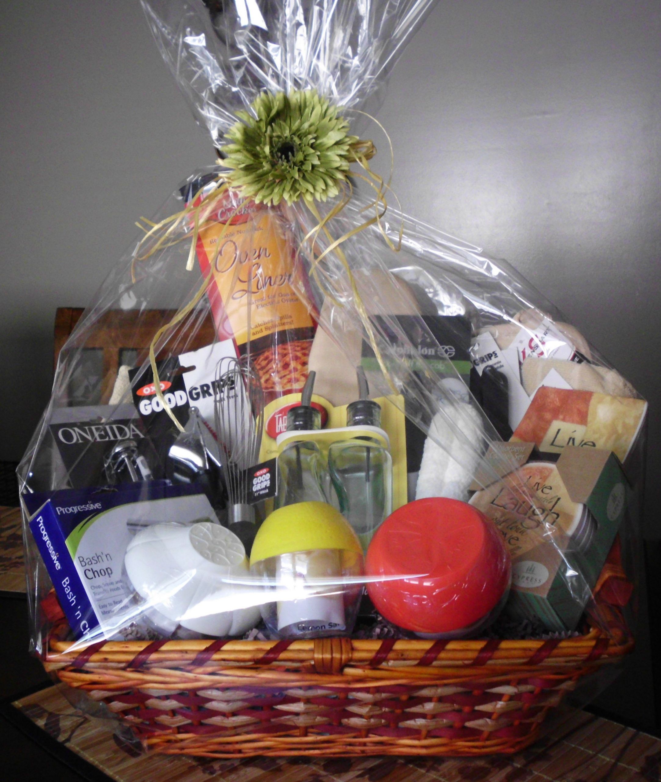 Bridal Shower Gift Basket Ideas
 Bridal Shower Gift Basket Wrapped