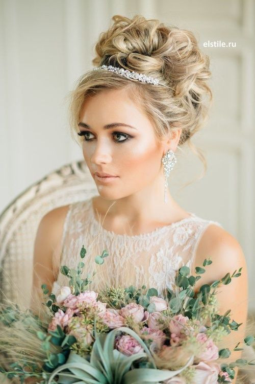 Brides Hairstyles With Tiara
 The 25 best Tiara hairstyles ideas on Pinterest