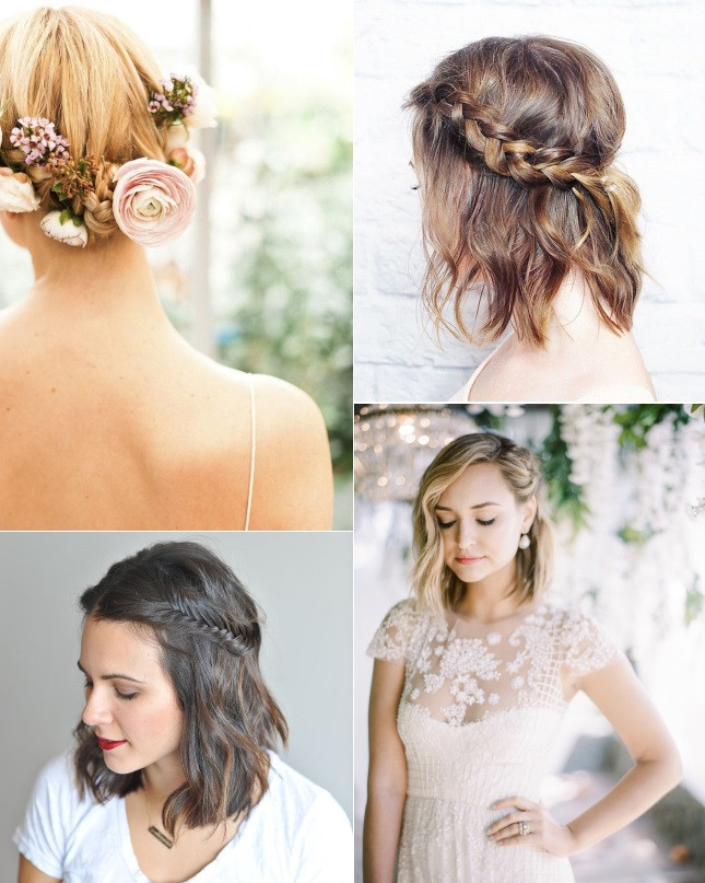 Bridesmaid Hairstyles For Medium Hair
 9 Short Wedding Hairstyles For Brides With Short Hair