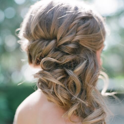 Bridesmaid Side Hairstyles
 50 Updo Hairstyles for Weddings and the Perfect "I Do