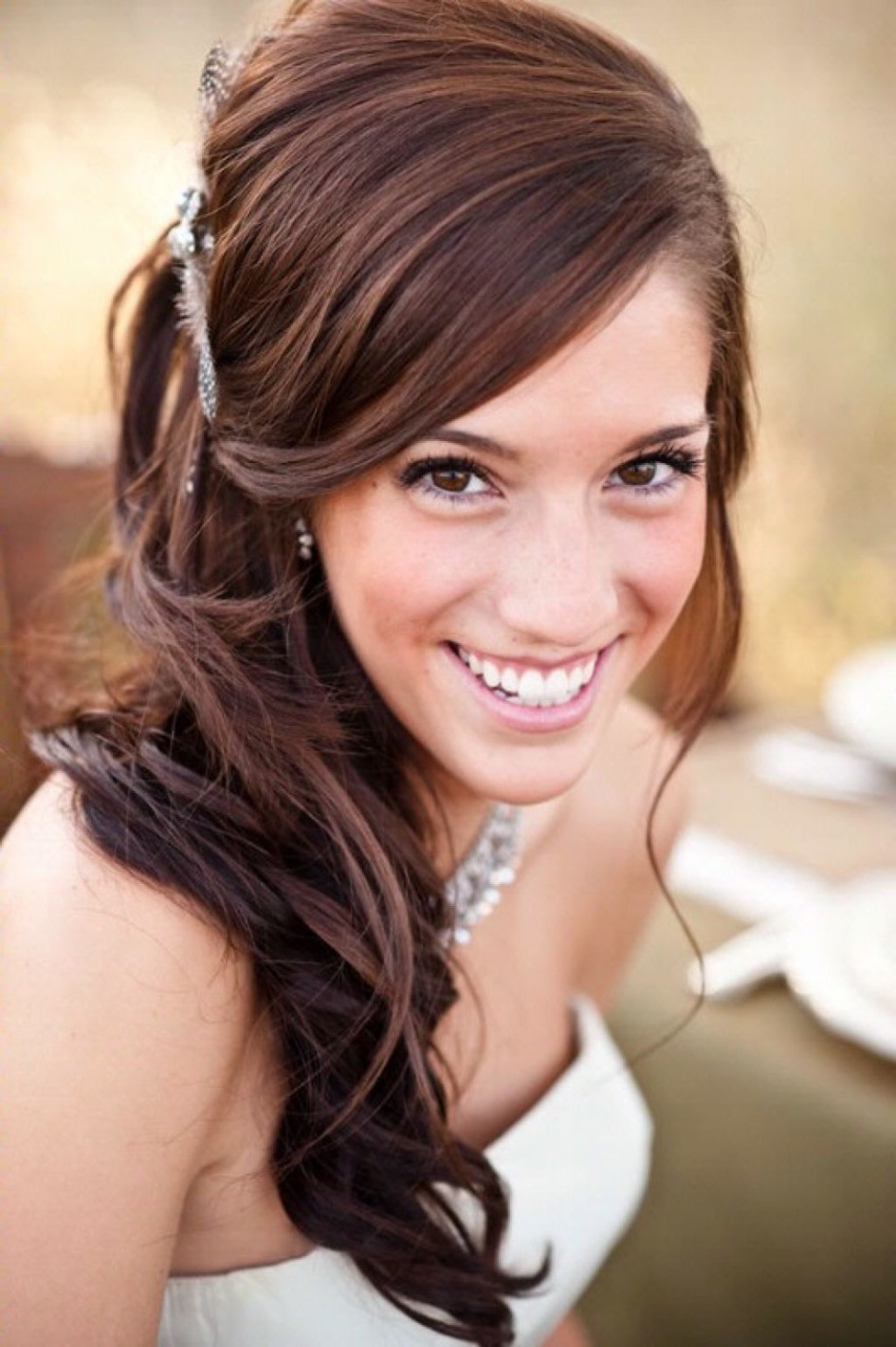 Bridesmaid Side Hairstyles
 20 Most Flattering Bridesmaid Hairstyles EverAfterGuide